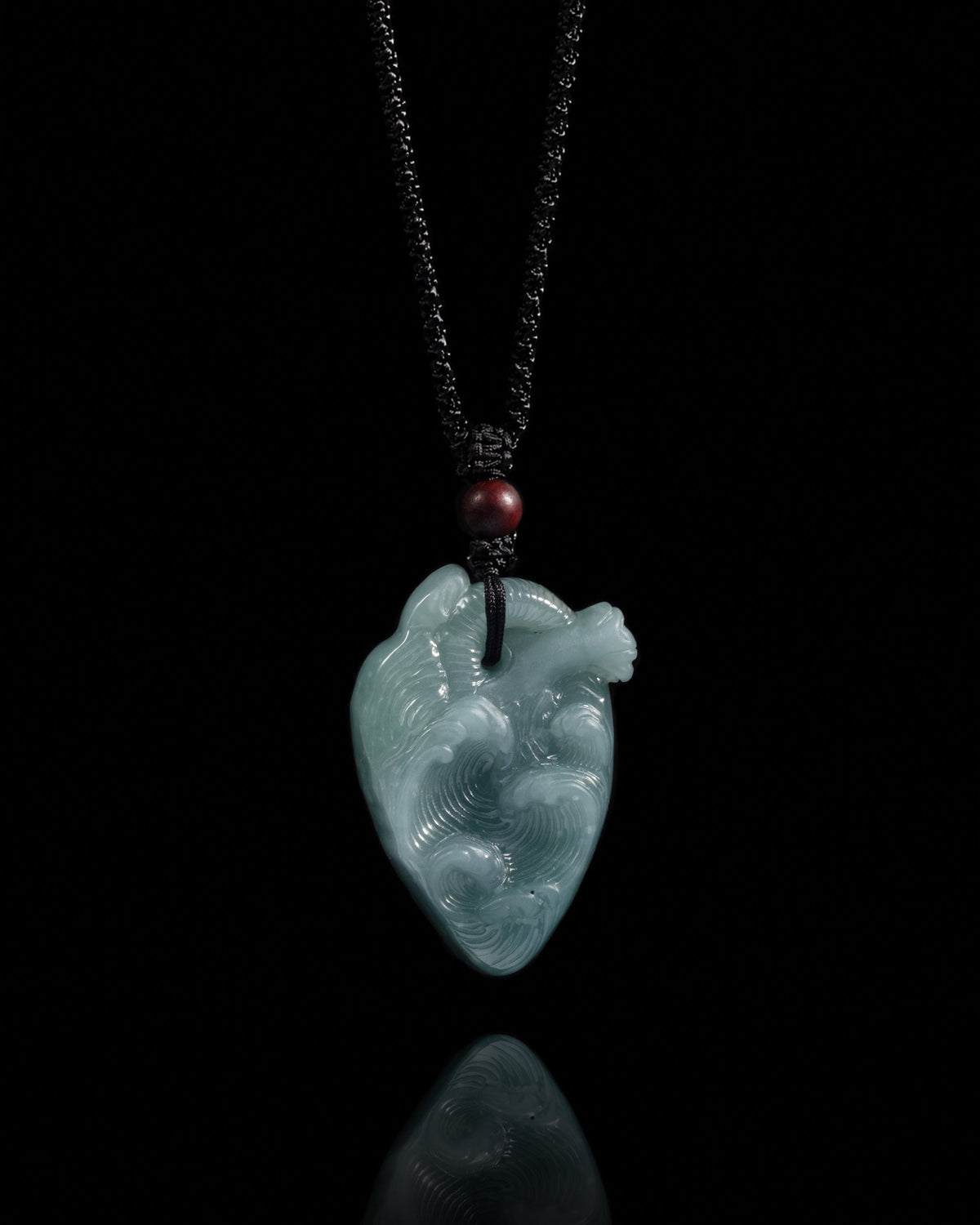 Abyssal Pulse Pendant In Mayan Blue Jade - Luzari