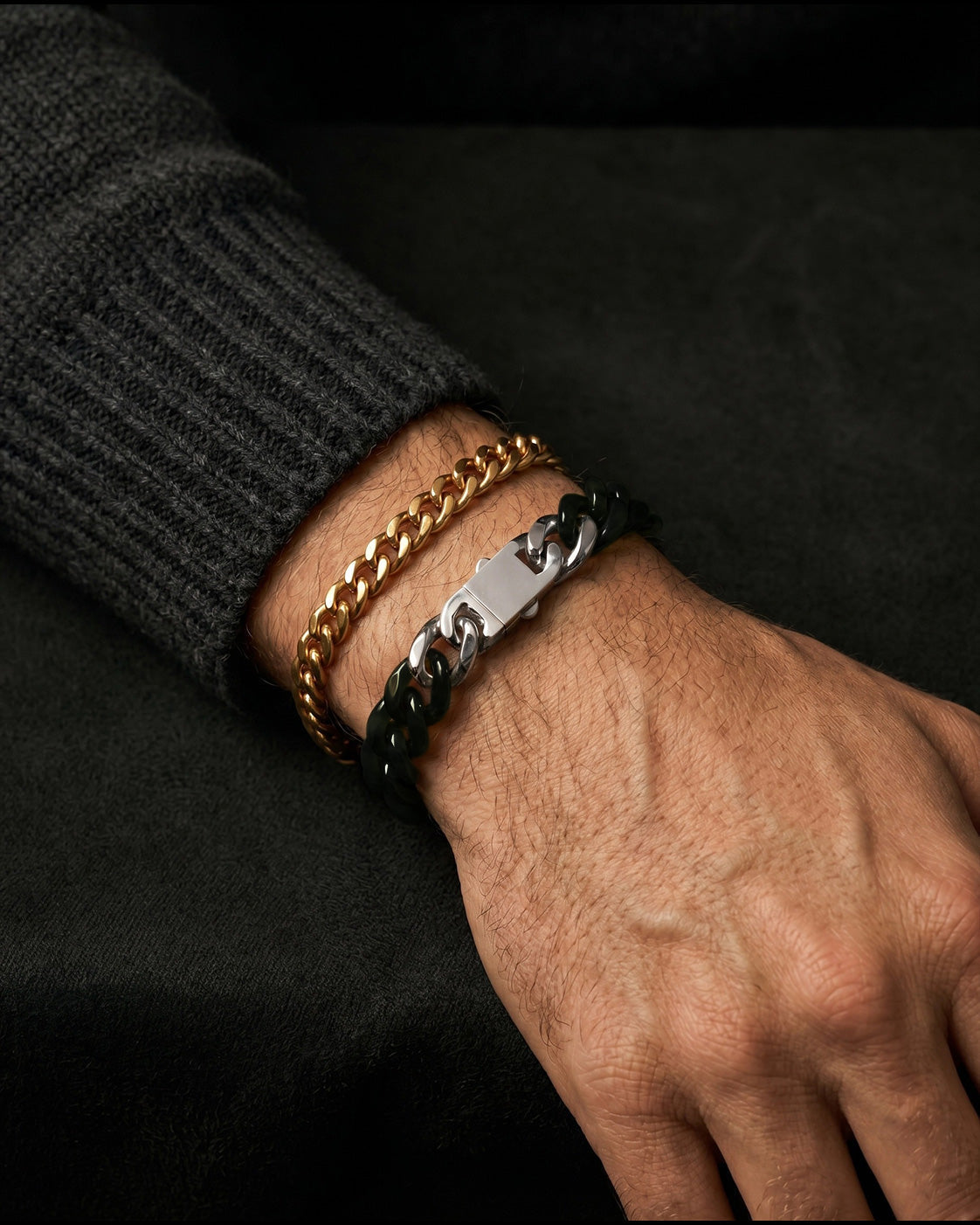 Stacked on the wrist
