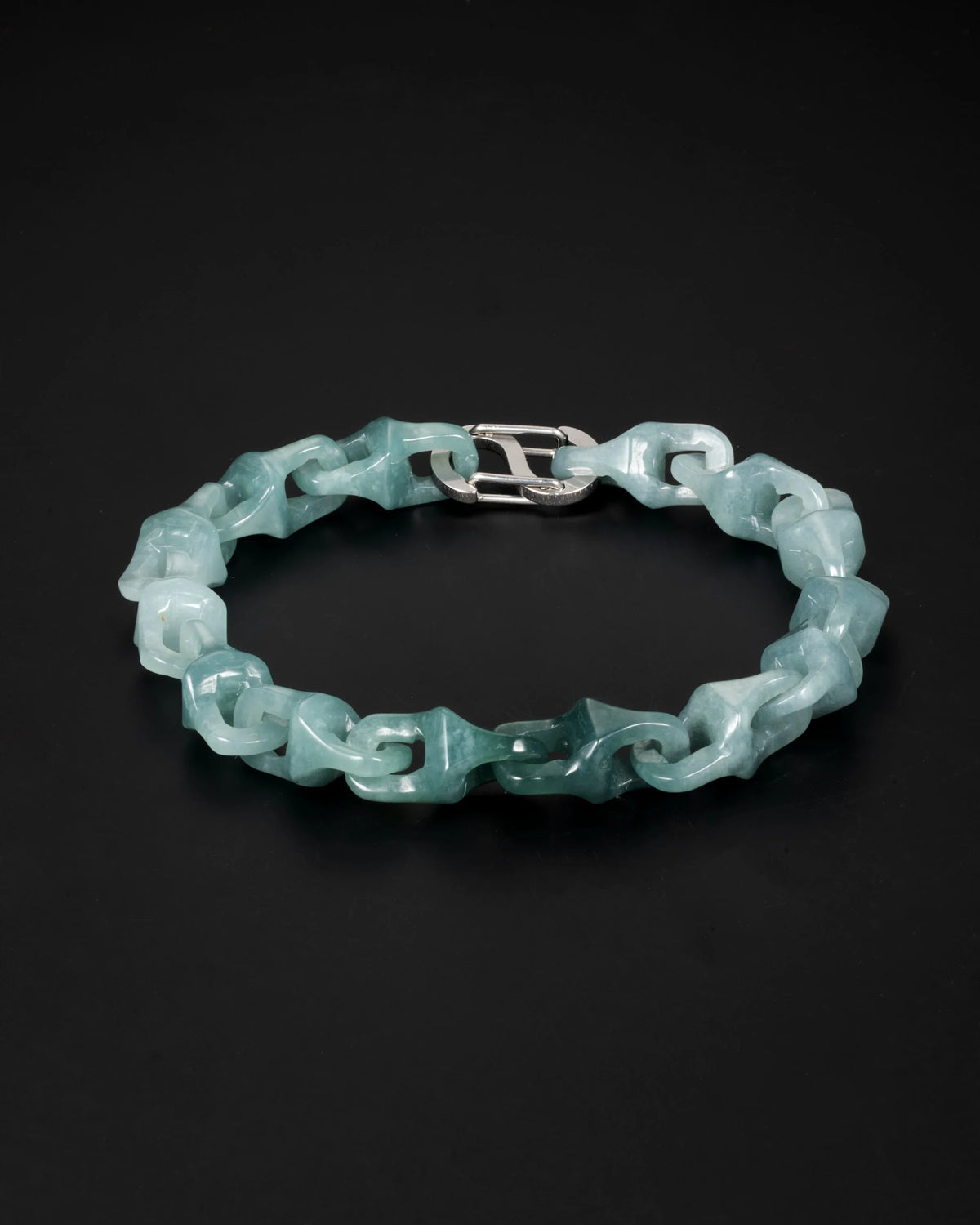 Dragon Spine Bracelet In Mayan Blue Jade - Luzari