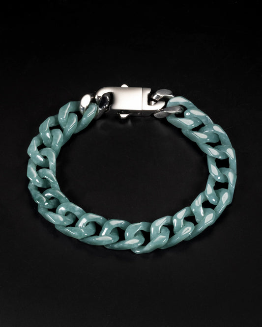 Carved green jade