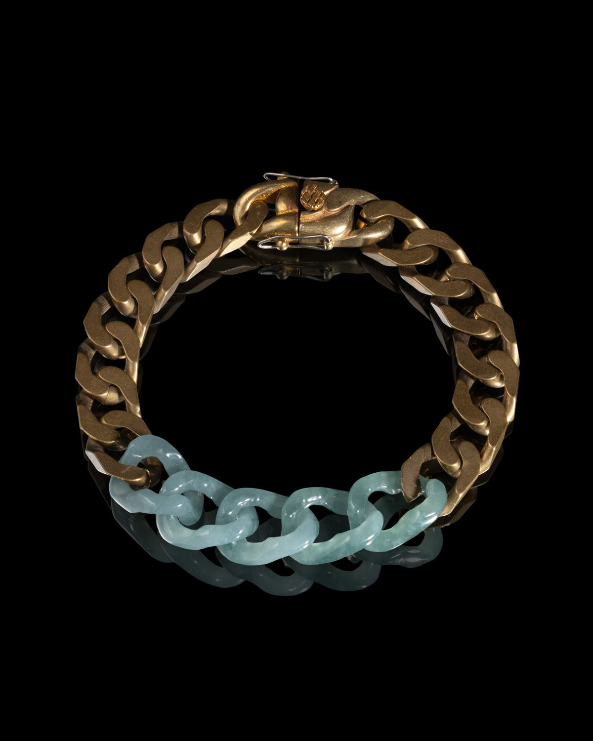 Vintage Style Bracelet In Jade - Luzari