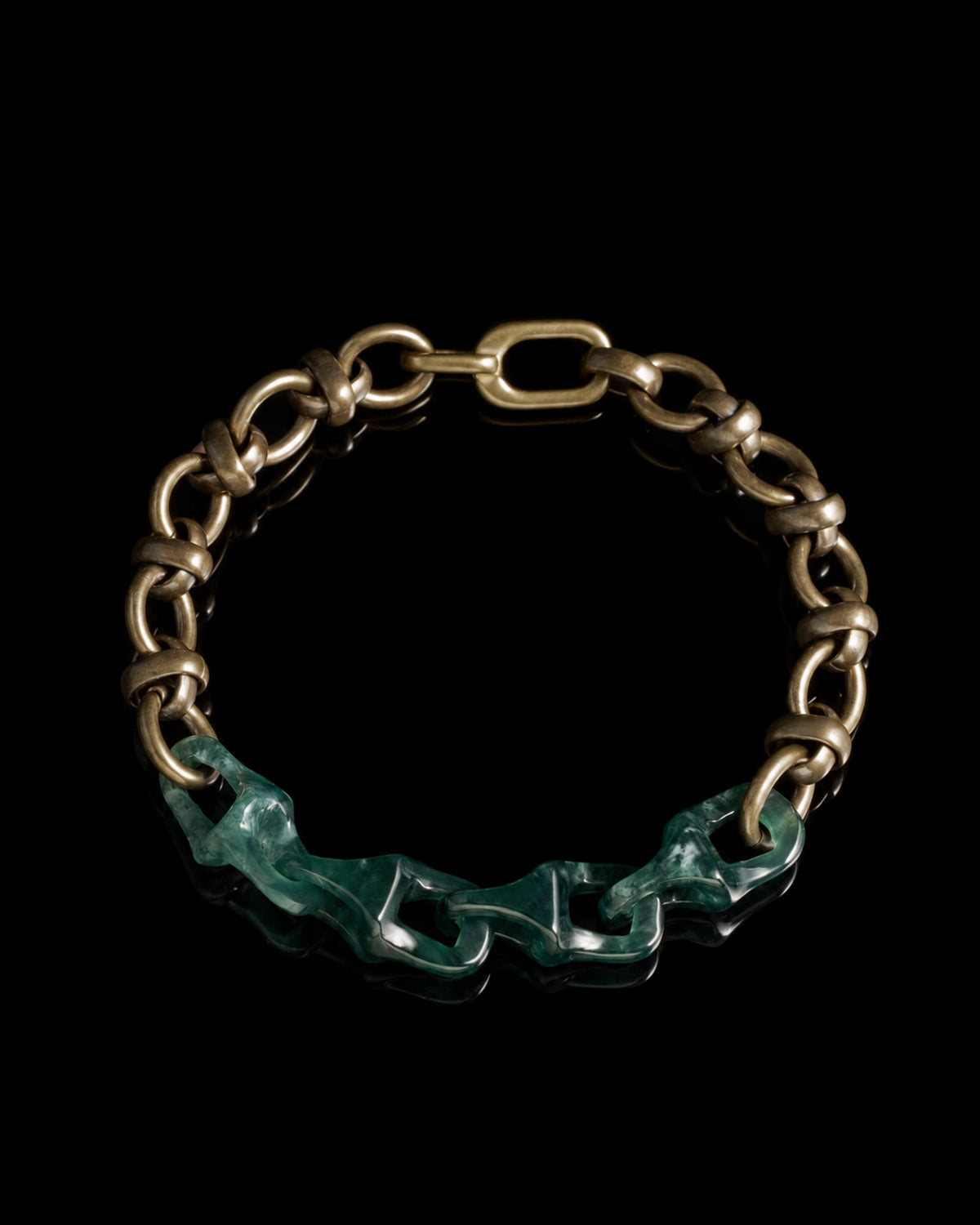 Vintage Style Bracelet In Jade - Luzari