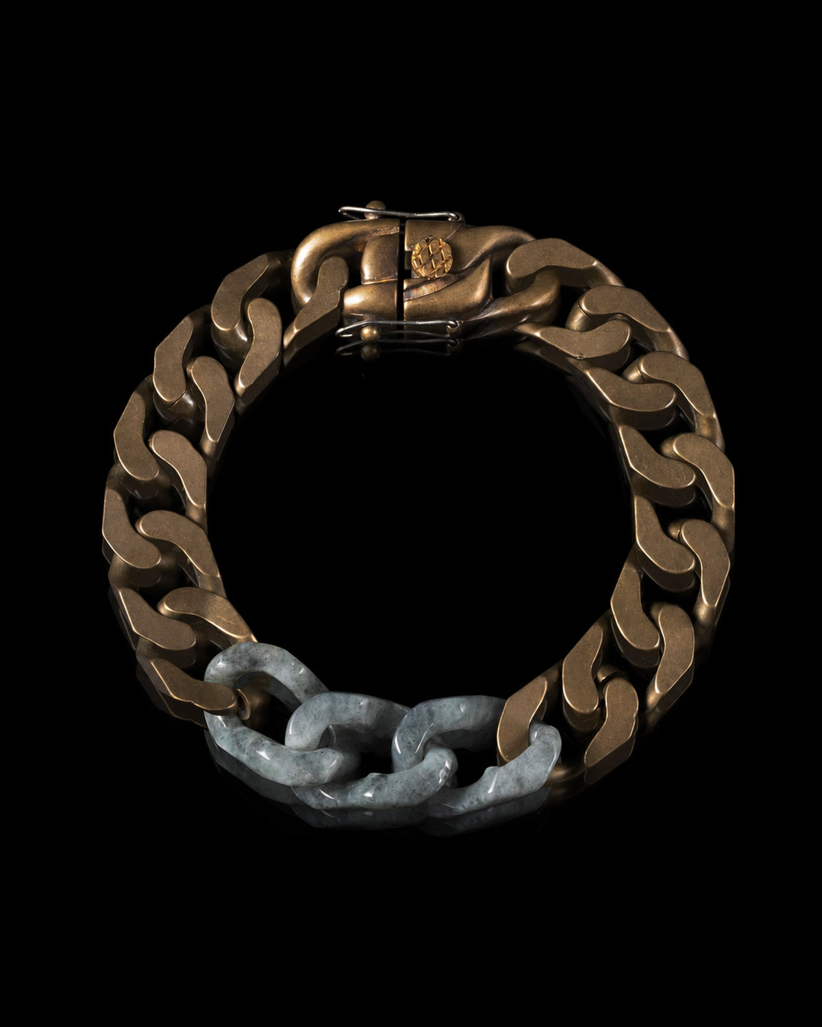Vintage Style Bracelet In Jade - Luzari