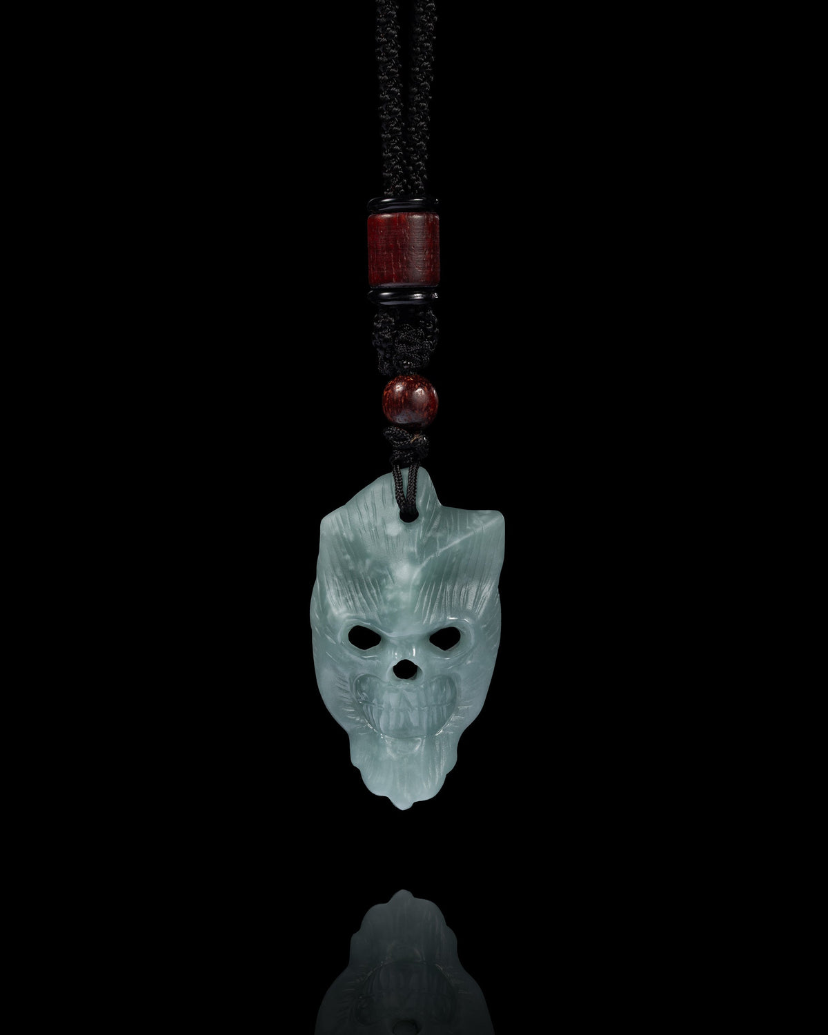 Ethereal Fracture Pendant In Mayan Blue Jade - Luzari