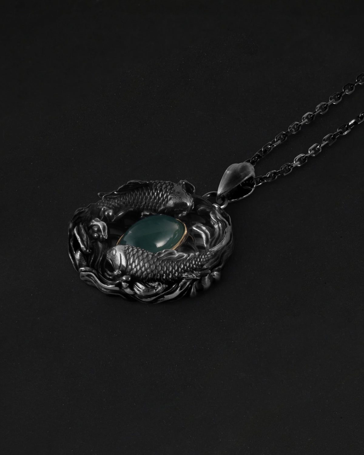 Nickel Silver With Guatemalan Jade - Luzari