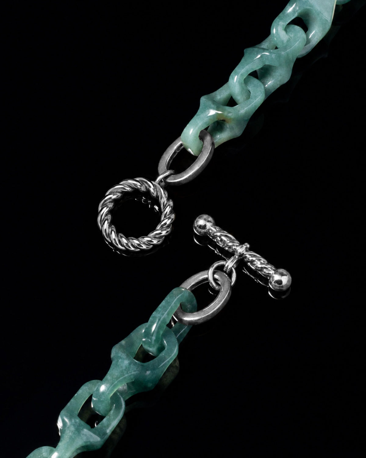 Twist Silver clasp